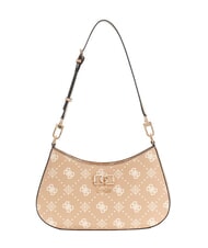 GUESS EMELIE LOGO Bolso de hombro logotipo de vainilla - Bolsos Mujer - 1