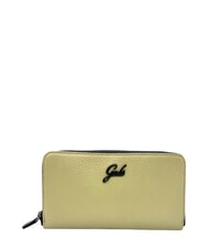 GABS GMONEY17 Cartera grande de cuero con cremallera celad&oacute;n - Carteras Mujer - 1