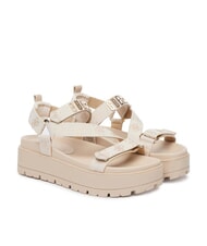 GUESS FETTA Sandalias de cu&ntilde;a CREMA - Zapatos Mujer - 1