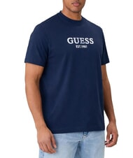GUESS LOGO CONTRAST Camiseta de algod&oacute;n smartblue - camiseta - 1