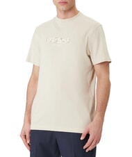 GUESS LOGO CONTRAST Camiseta de algod&oacute;n roble claro - camiseta - 1