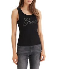GUESS LOGO SCRIPT Arriba jetbla - camiseta - 1