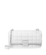 MICHAEL KORS TRIBECA Bolso de hombro de piel blanco - Bolsos Mujer - 1