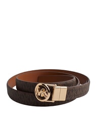 MICHAEL KORS BELT Cintur&oacute;n de cuero reversible marr&oacute;n - Cinturones - 1