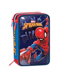 SPIDERMAN HANG TIME Estuche para l&aacute;pices con 3 cremalleras azul claro - Estuches y Accesorios - 1