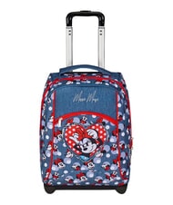 MINNIE MOUSE PRETTIED UP Mochila con carrito de 2 ruedas, fija mezclilla - Mochilas con ruedas - 1