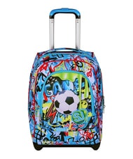 SJGANG JUNIOR Mochila con carrito de 2 ruedas, fija negro - Mochilas con ruedas - 1