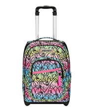 SEVEN JUMPLOVE Mochila con carrito de 2 ruedas, fija RODAMINA ROJA - Mochilas con ruedas - 1