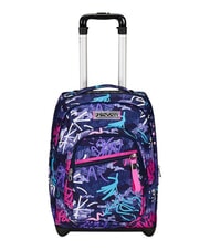 SEVEN GRAFFITIMIX Mochila con carrito de 2 ruedas, fija POLITE AZUL - Mochilas con ruedas - 1