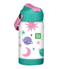 SJGANG SJ Botella de agua con tap&oacute;n con forma Rosa - Botellas t&eacute;rmicas - 1