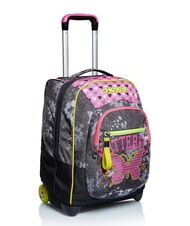 SEVEN FLYING DREAMS Mochila con carrito de 2 ruedas, fija - Mochilas con ruedas