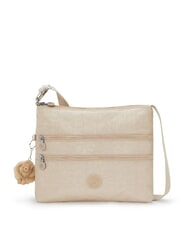 KIPLING CLASSIC ALVAR Bolso bandolera mediano beige brillante - Bolsos Mujer - 1