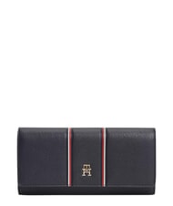 TOMMY HILFIGER TH ICON Cartera grande con solapa espacio azul - Carteras Mujer - 1