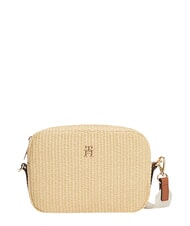 TOMMY HILFIGER POPETTE Minibolso de hombro arena mono - Bolsos Mujer - 1