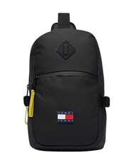 TOMMY HILFIGER TJ DAILY ELEVATED Bolsa de un solo hombro negro - Ri&ntilde;oneras - 1