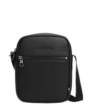 TOMMY HILFIGER TH WOVEN Bolso peque&ntilde;o con bolsillo negro - Bandoleras Hombre - 1