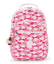 KIPLING SEOUL LAP Mochila con bolsillo para port&aacute;til de 15" palmera rosa - Mochilas Escuela & Tiempo Libre - 1