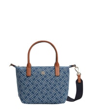 TOMMY HILFIGER POPETTE Bolso de mano con correa para el hombro. mezclilla azul - Bolsos Mujer - 1