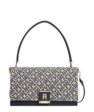TOMMY HILFIGER TH HER Bolso de mano con correa para el hombro. monocrom&aacute;tico azul - Bolsos Mujer - 1