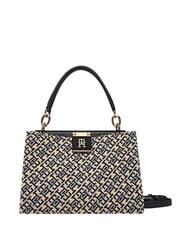 TOMMY HILFIGER TH HER Bolso de mano con correa para el hombro. monocrom&aacute;tico azul - Bolsos Mujer - 1