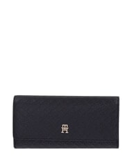 TOMMY HILFIGER TH ICON Cartera grande con solapa negro - Carteras Mujer - 1