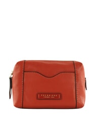 THE BRIDGE GEMMA  Estuche de belleza de cuero naranja quemada abb. oro - Neceser - 1