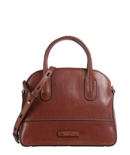 THE BRIDGE IOLANDA Bolso de mano con correa para el hombro, de piel. BROWN - Bolsos Mujer - 1