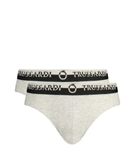 TRUSSARDI DOUBLE ELASTIC Paquete de 2 pares de calzoncillos gris jaspeado - Calzoncillos de hombre - 1