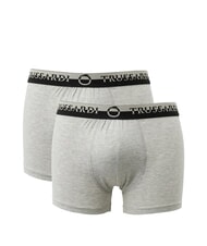 TRUSSARDI DOUBLE ELASTIC Paquete de 2 pares de b&oacute;xers gris jaspeado - Calzoncillos de hombre - 1