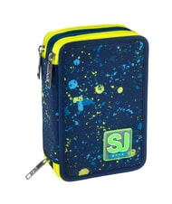 SJGANG FLUO SNOW Estuche para l&aacute;pices con 3 cremalleras - Estuches y Accesorios