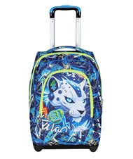 SJGANG CUCCIOLI Mochila con carrito de 2 ruedas, fija - Mochilas con ruedas