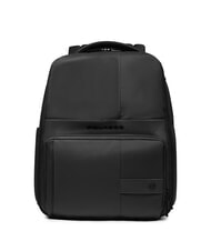 PIQUADRO WOLLEM Mochila para port&aacute;til de 14" de piel mixta. negro - Mochilas para port&aacute;til - 1