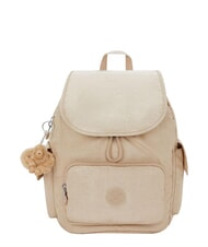 KIPLING CITY PACK S Mochila beige brillante - Bolsos Mujer - 1