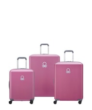 BENETTON By DELSEY UCB HARD Juego de 3 carritos: cabina + mediano + grande - Set Trolley