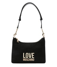 LOVE MOSCHINO PATCHY Bolso de hombro negro - Bolsos Mujer - 1