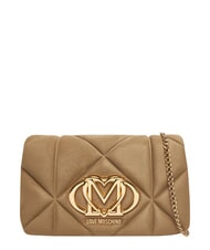 LOVE MOSCHINO EMBOSSED Bolso de hombro, doble portabilidad arena - Bolsos Mujer - 1