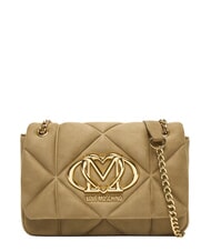 LOVE MOSCHINO EMBOSSED Minibolso de hombro con cadena - Bolsos Mujer