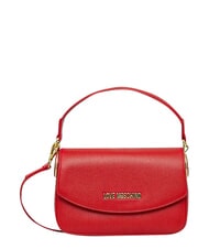 LOVE MOSCHINO CHUNKY TAB Bolso con solapa y bandolera ROJO - Bolsos Mujer - 1