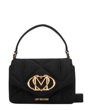 LOVE MOSCHINO EMBOSSED Minibolso con correa para el hombro negro - Bolsos Mujer - 1