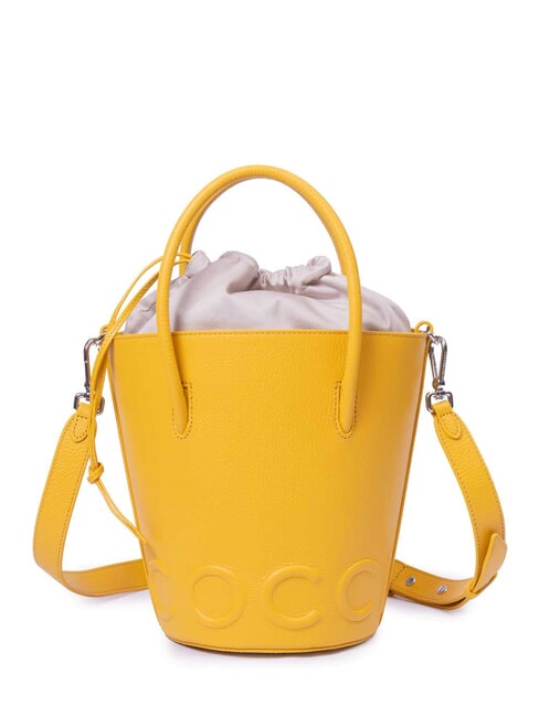 COCCINELLE CAMPIONARIO - MYRTHA MAXI LOG Bolso de mano tipo cubo con correa para el hombro. soleado - Bolsos Mujer