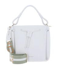 COCCINELLE CAMPIONARIO - ECLYPS Bolso bombonera de piel martillada blanco brillante - Bolsos Mujer - 1