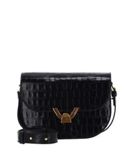 COCCINELLE CAMPIONARIO - DEW CROCO SHINY SOFT Minibolso de hombro negro - Bolsos Mujer - 1
