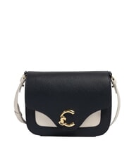 COCCINELLE CAMPIONARIO - C-ME BICOLOR Minibolso de hombro medianoche b/blanco - Bolsos Mujer - 1