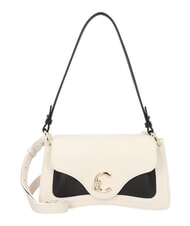COCCINELLE CAMPIONARIO - C-ME BICOLOR Bolso de hombro con correa para el hombro. blanco/negro - Bolsos Mujer - 1
