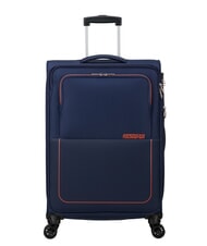 AMERICAN TOURISTER AIR WAVE Carro mediano, expandible azul marino/naranja - Trolley Semirr&iacute;gidos - 1