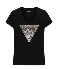GUESS ZEBRA TRIANGLE Camiseta de manga corta jetbla - camiseta - 1