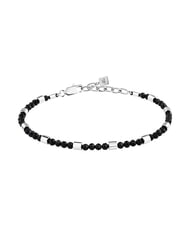 MORELLATO PIETRE Pulsera de acero con piedra de &aacute;gata negro - Pulseras de hombre - 1