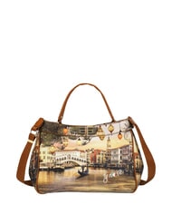 YNOT YESBAG Bolso de mano L, con correa para el hombro Venecia navide&ntilde;a - Bolsos Mujer - 1