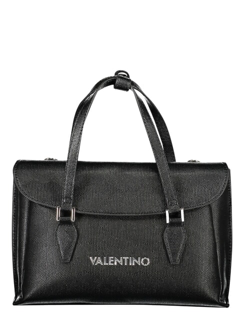 MARIO VALENTINO WHOM RE Bolso tipo malet&iacute;n con correa para el hombro negro - Bolsos Mujer