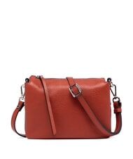 GIANNI CHIARINI THREE  Mini bolso bandolera, en piel. rojo ladrillo - Bolsos Mujer - 1